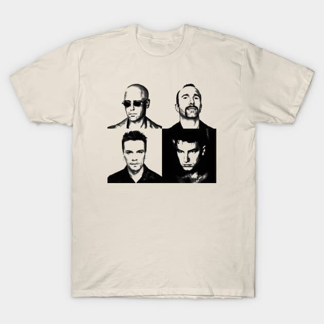 U2 // Vintage Style Design T-Shirt by Indanafebry